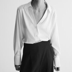 *Discounted Shipping**Bundle* H&M Duo of “Satin” Shirts